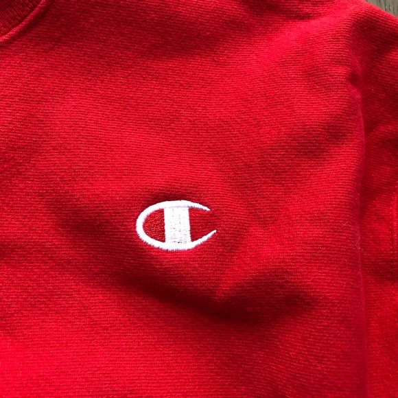 Reverse Weave Champion Red Crewneck - Picture 5 of 7